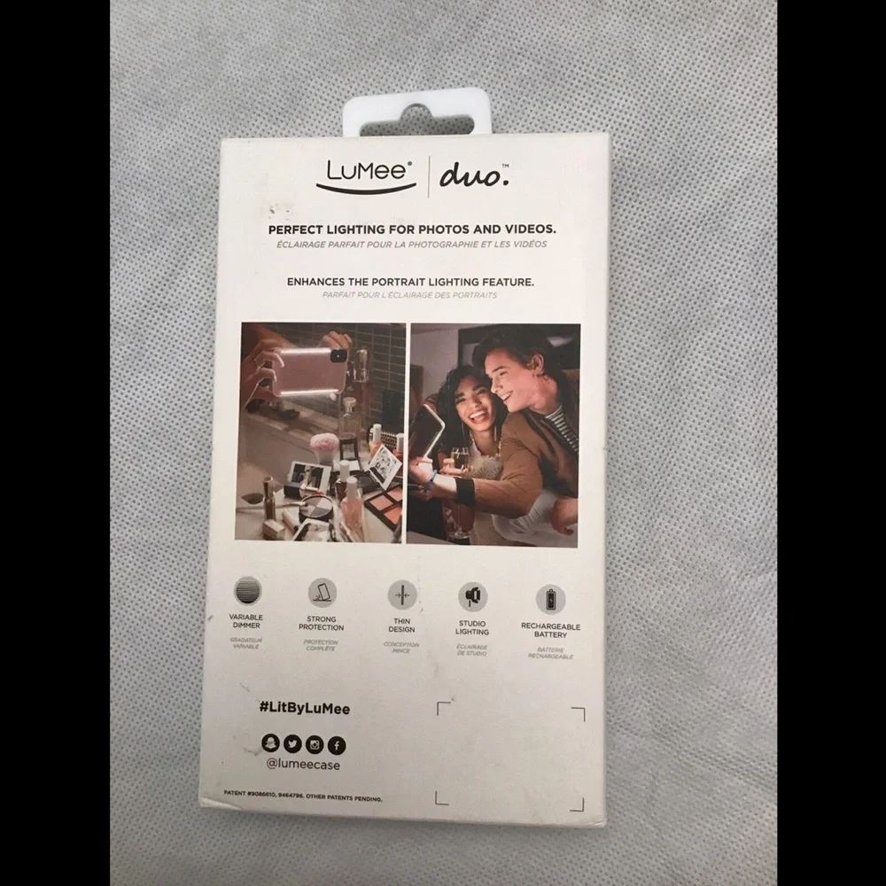 NWD‎ $70 Lumee LED Lighted Apple iPhone X Case Rose